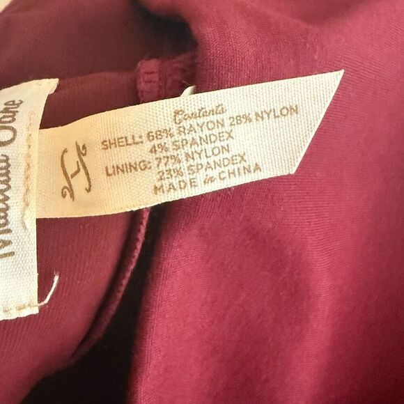 Matilda Jane Maroon Pull On Leggings - Women’s US LG - Picture 8 of 8